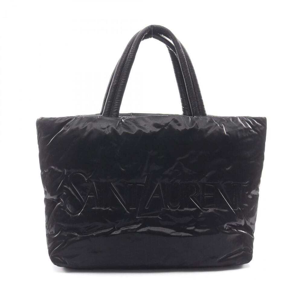 Yves Saint Laurent Saint Laurent Paris Wide Puffer Tote Bag Handbag, Nylon, M...